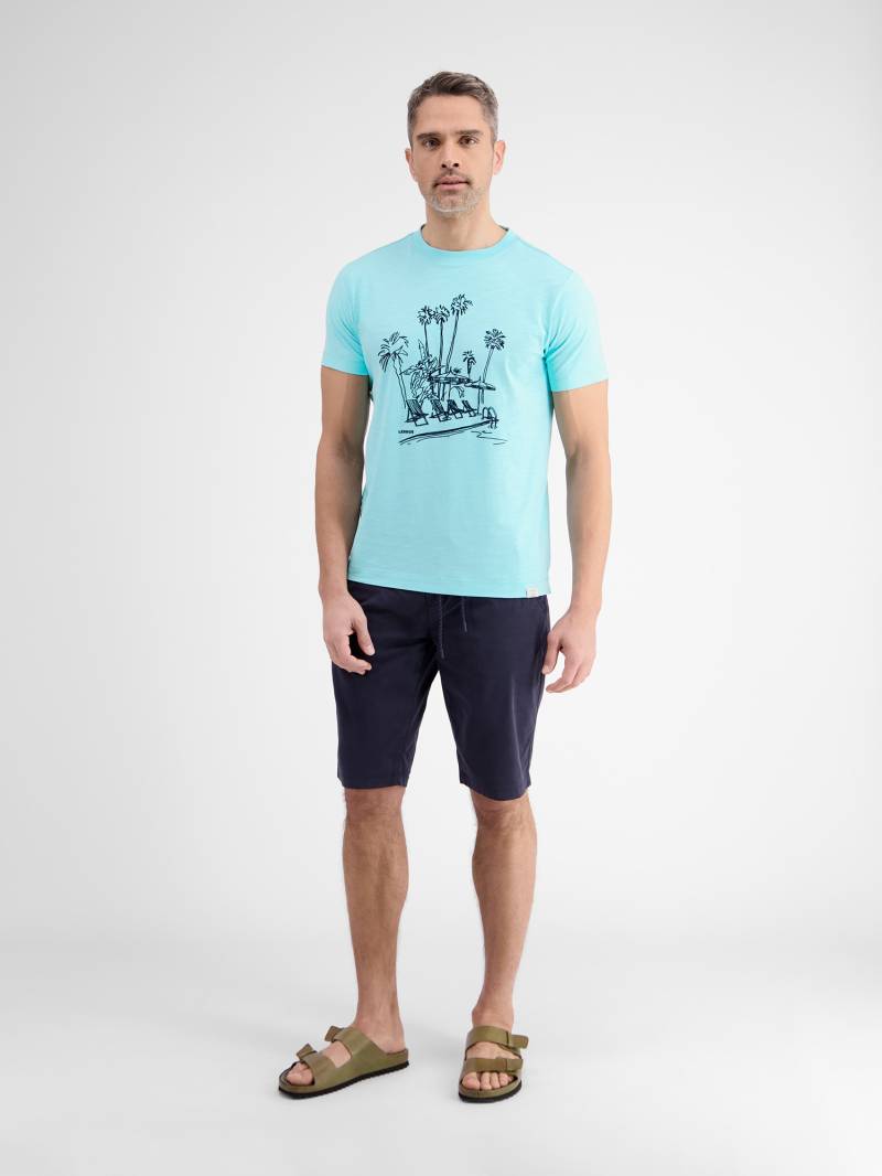 LERROS T-Shirt »LERROS Herren T-Shirt, manuell designter Frontprint« von Lerros