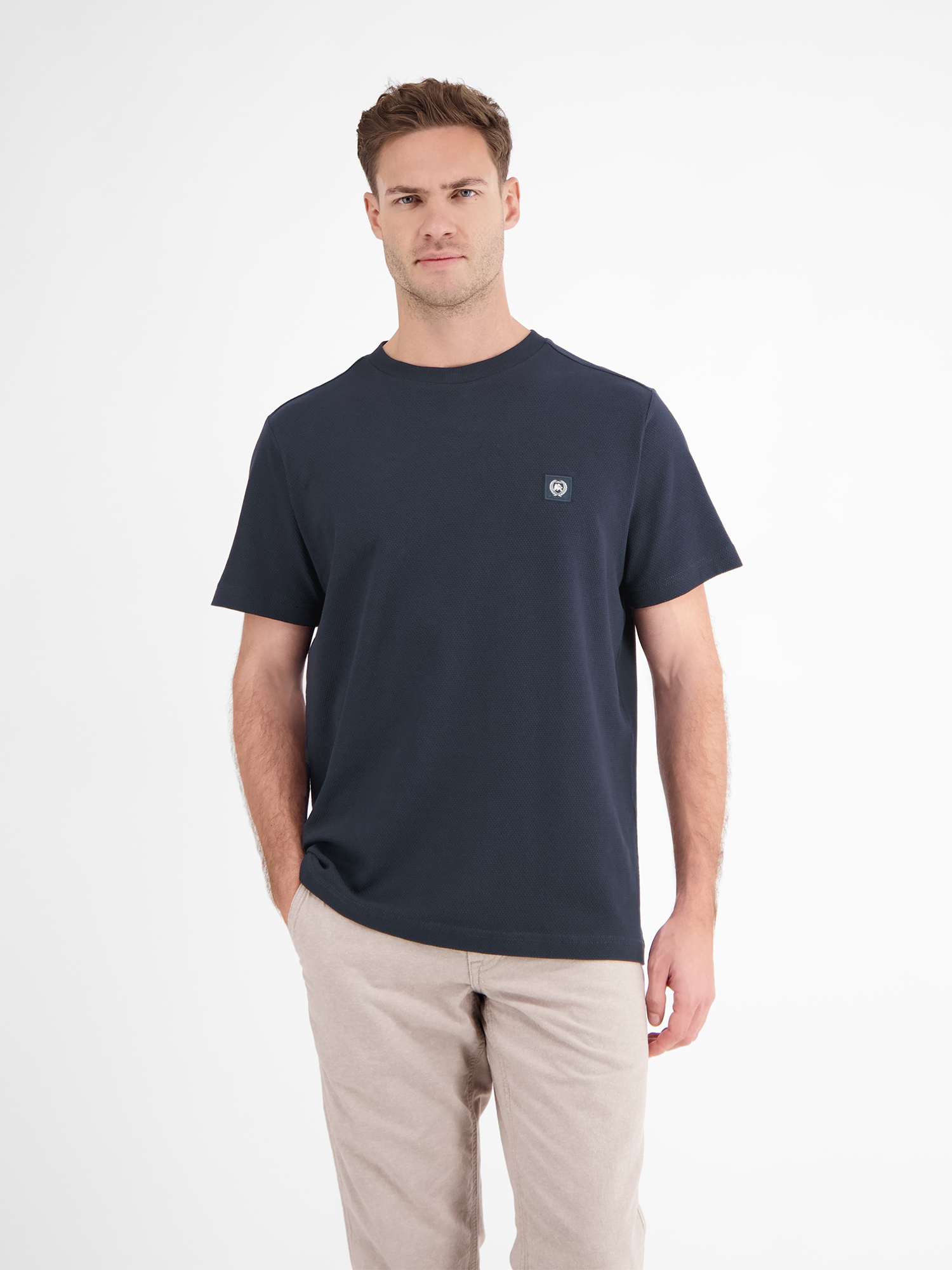 LERROS T-Shirt »LERROS Herren T-Shirt in Waffel-Piqué« LERROS T-Shirt »LERROS Herren T-Shirt in Waffel-Piqué« von Lerros