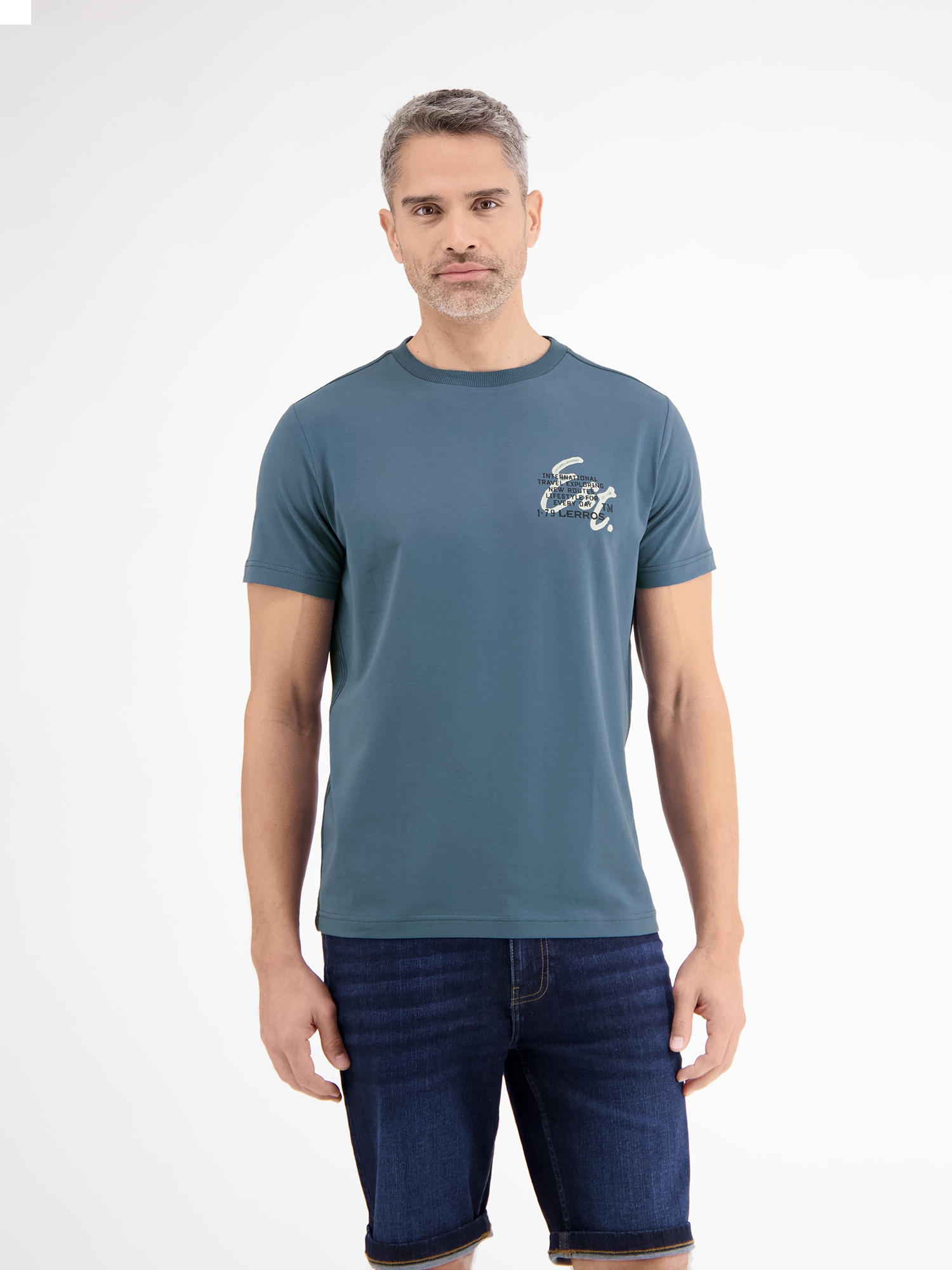 LERROS T-Shirt »LERROS Herren T-Shirt in weicher Jerseyqualität« von Lerros