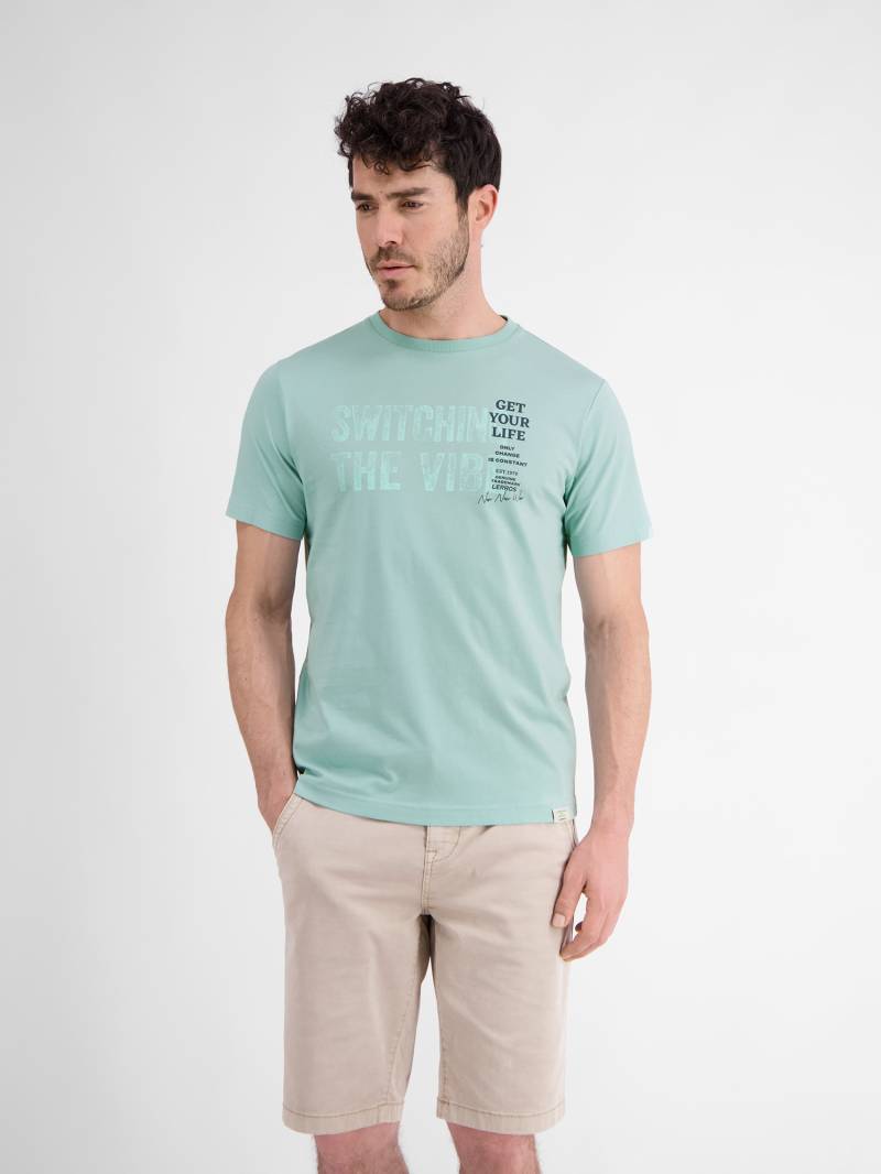 LERROS T-Shirt »LERROS Herren T-Shirt mit Brust-Print« von Lerros