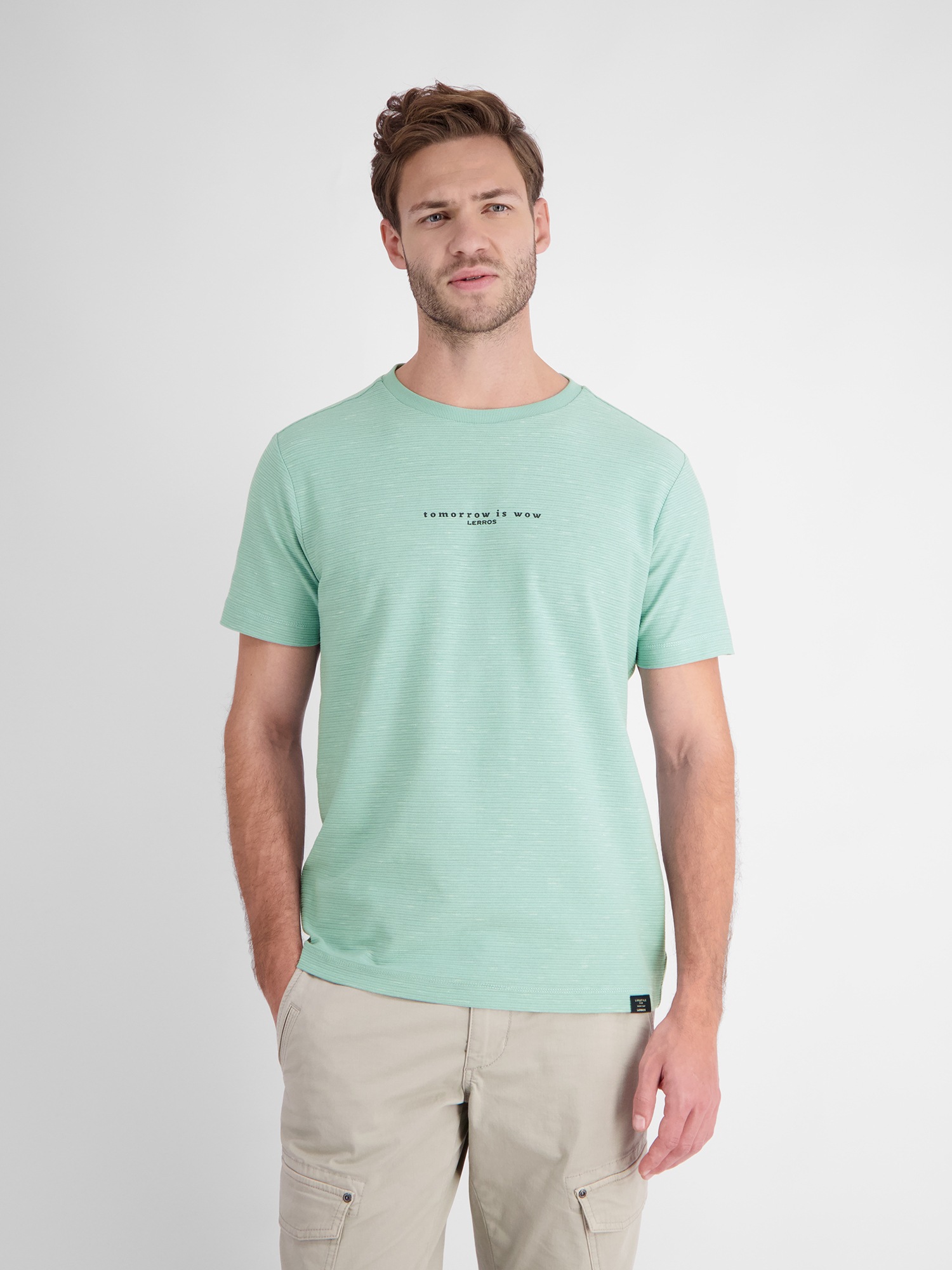 LERROS T-Shirt »LERROS Lässiges Rundhals-T-Shirt« LERROS T-Shirt »LERROS Lässiges Rundhals-T-Shirt« von Lerros