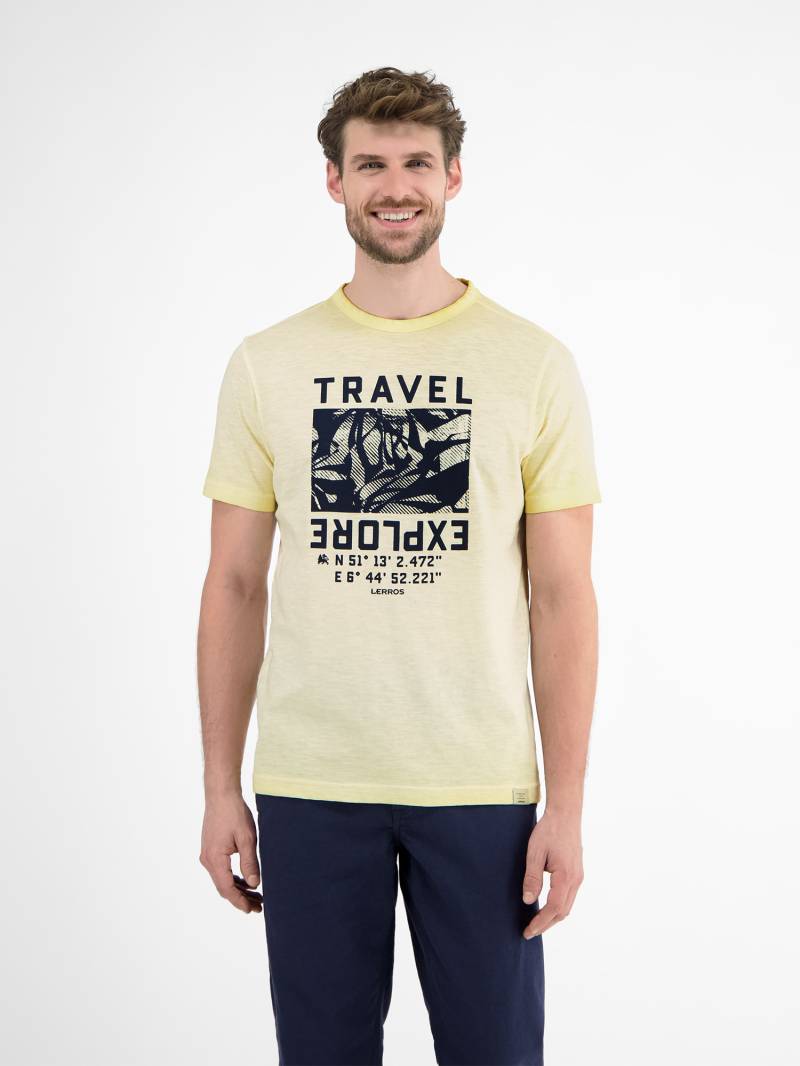 LERROS T-Shirt »LERROS Modisches Herren T-Shirt mit Brustprint« von Lerros