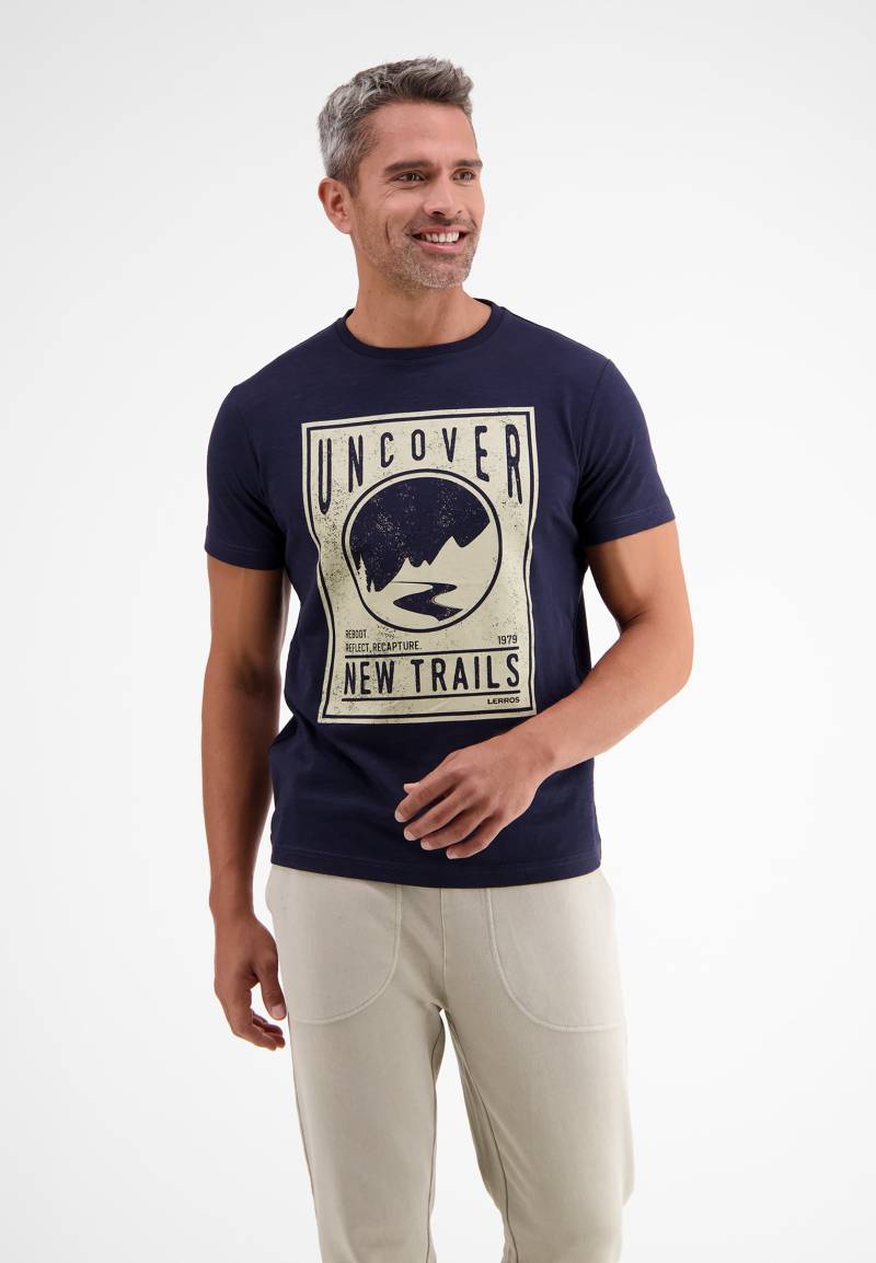 LERROS T-Shirt »LERROS Print-T-Shirt *Uncover new trails*« von Lerros