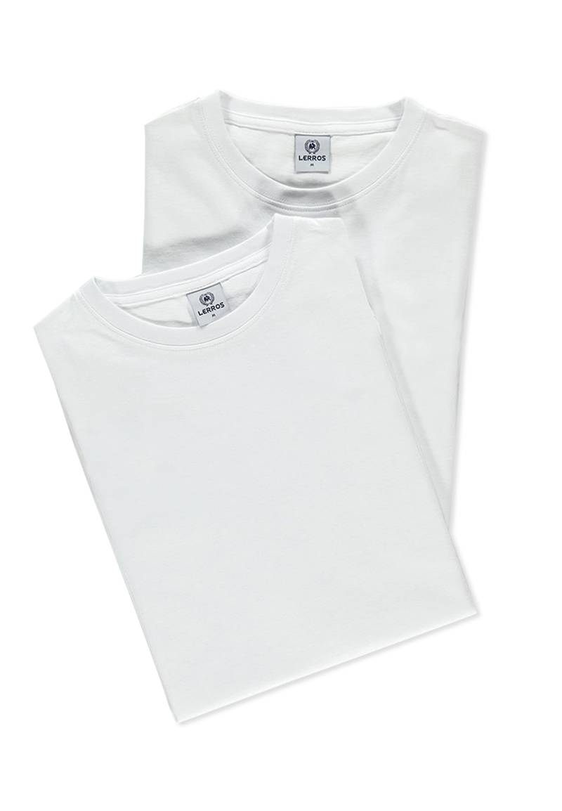 LERROS T-Shirt »LERROS Rundhals Doppelpack T-Shirt in Premium Baumwollqualität« von Lerros