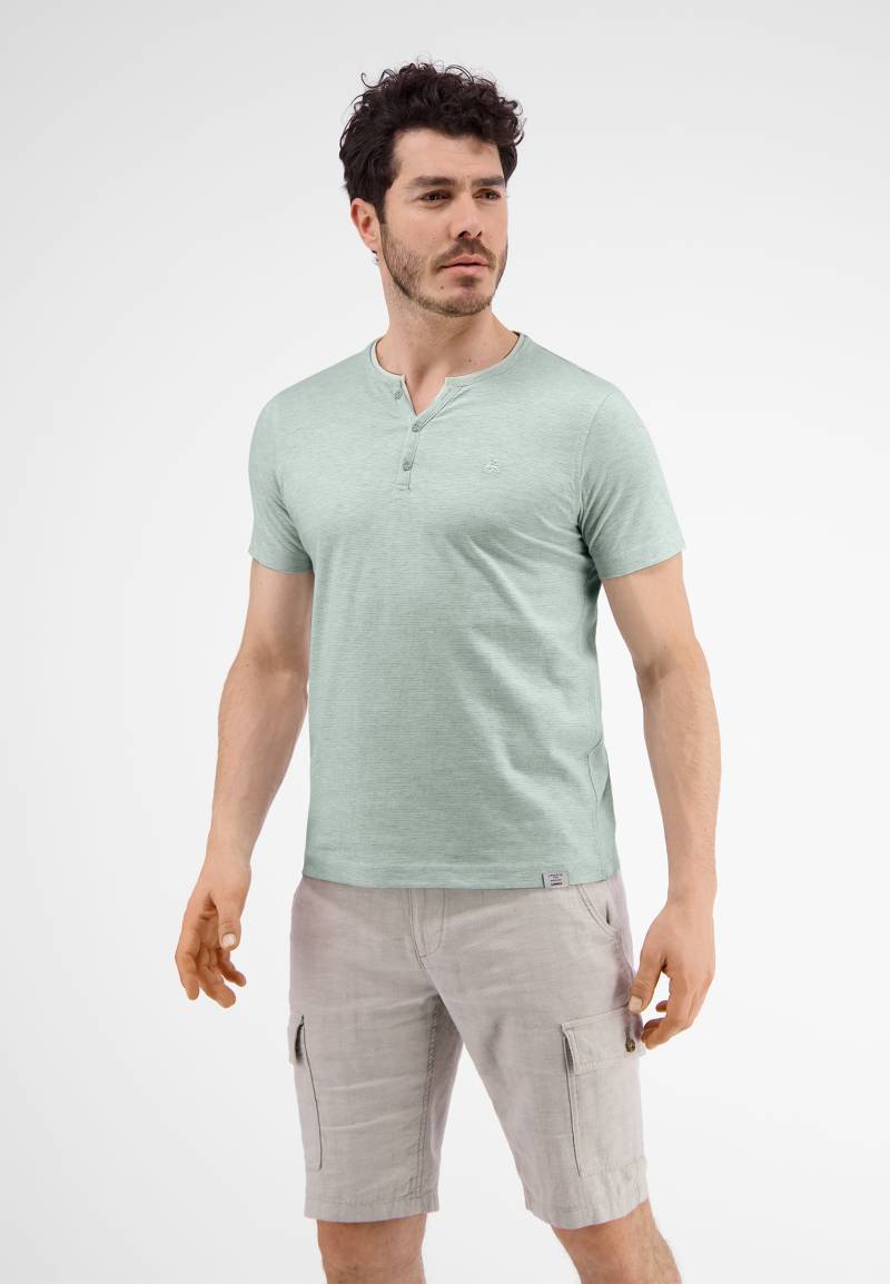 LERROS T-Shirt »LERROS Serafino mit Finelinerstreifen, washed« von Lerros