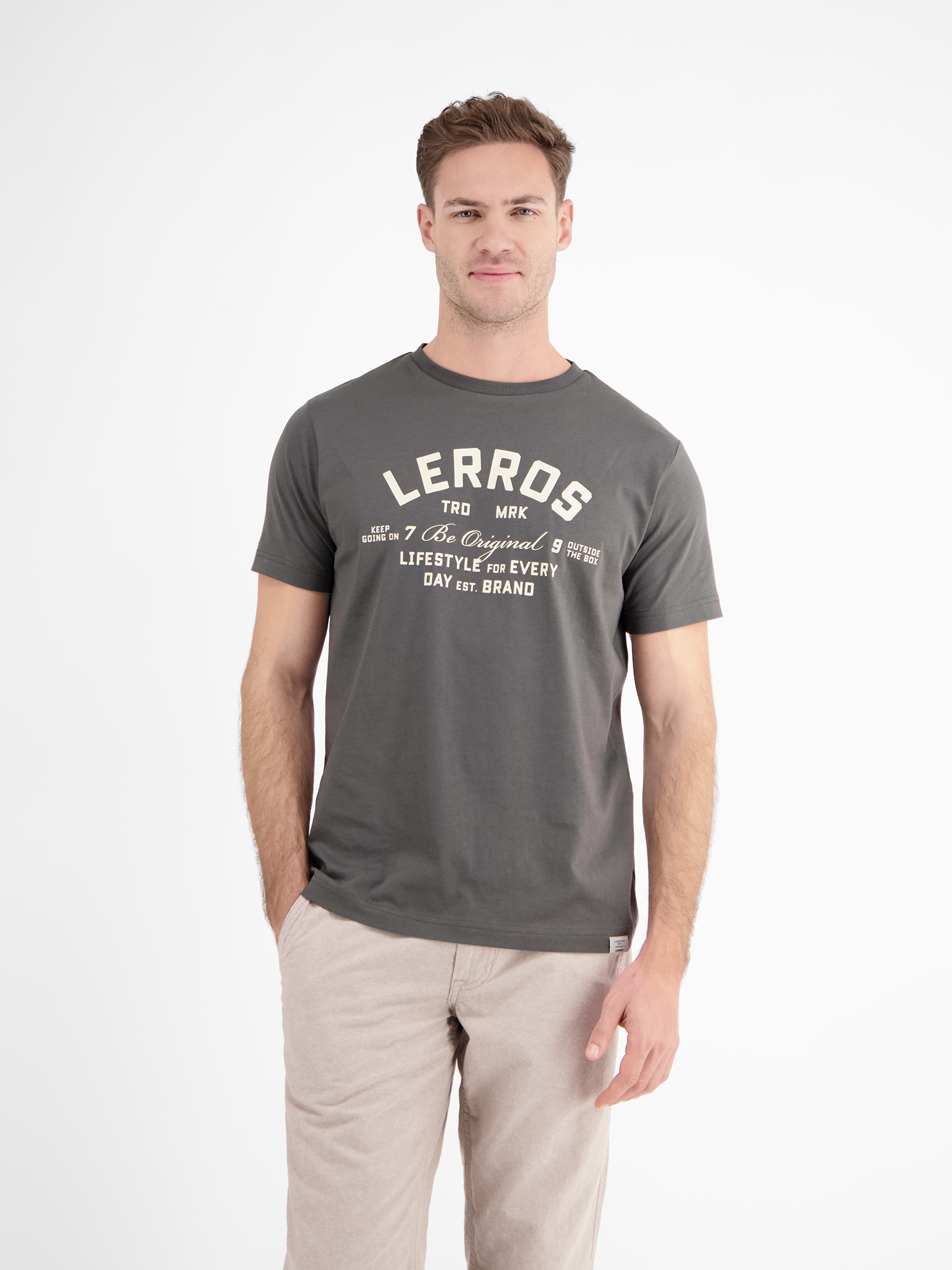 LERROS T-Shirt »LERROS Sommerliches T-Shirt mit Print« von Lerros