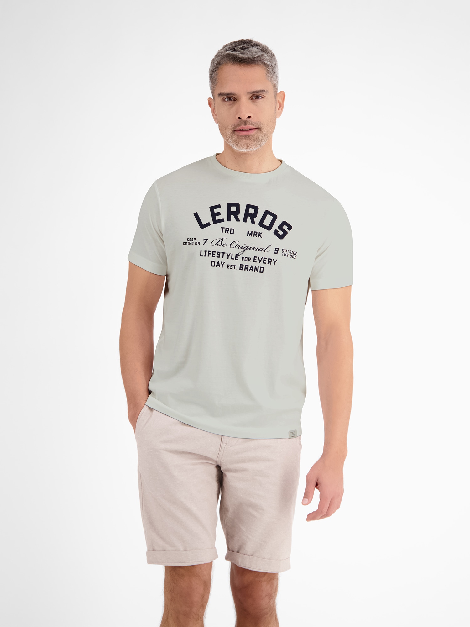 LERROS T-Shirt »LERROS Sommerliches T-Shirt mit Print« von Lerros