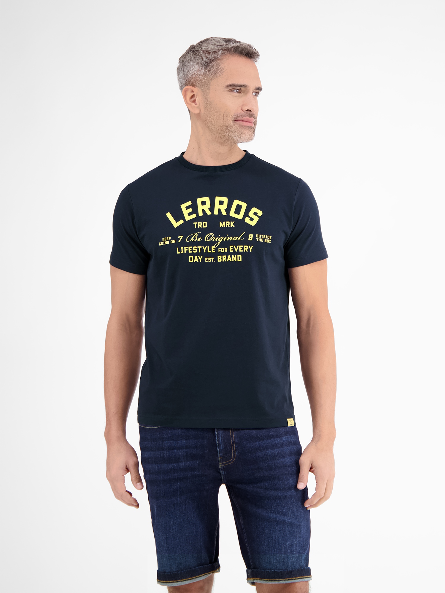 LERROS T-Shirt »LERROS Sommerliches T-Shirt mit Print« von Lerros