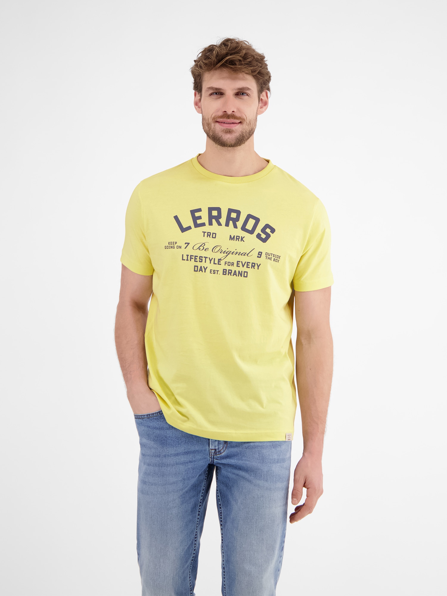 LERROS T-Shirt »LERROS Sommerliches T-Shirt mit Print« von Lerros