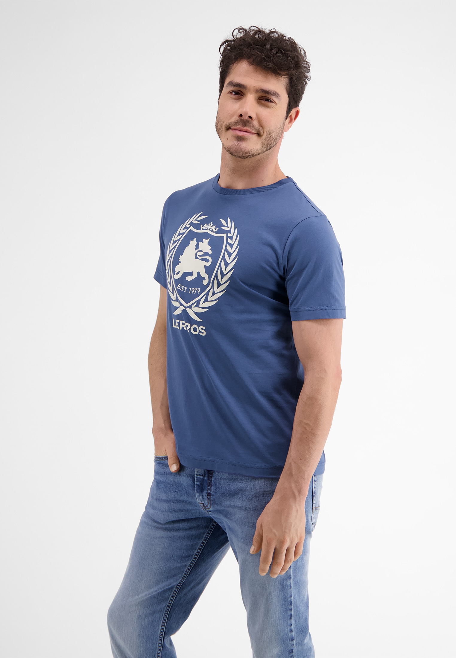 LERROS T-Shirt »LERROS T-Shirt, Logoprint« von Lerros