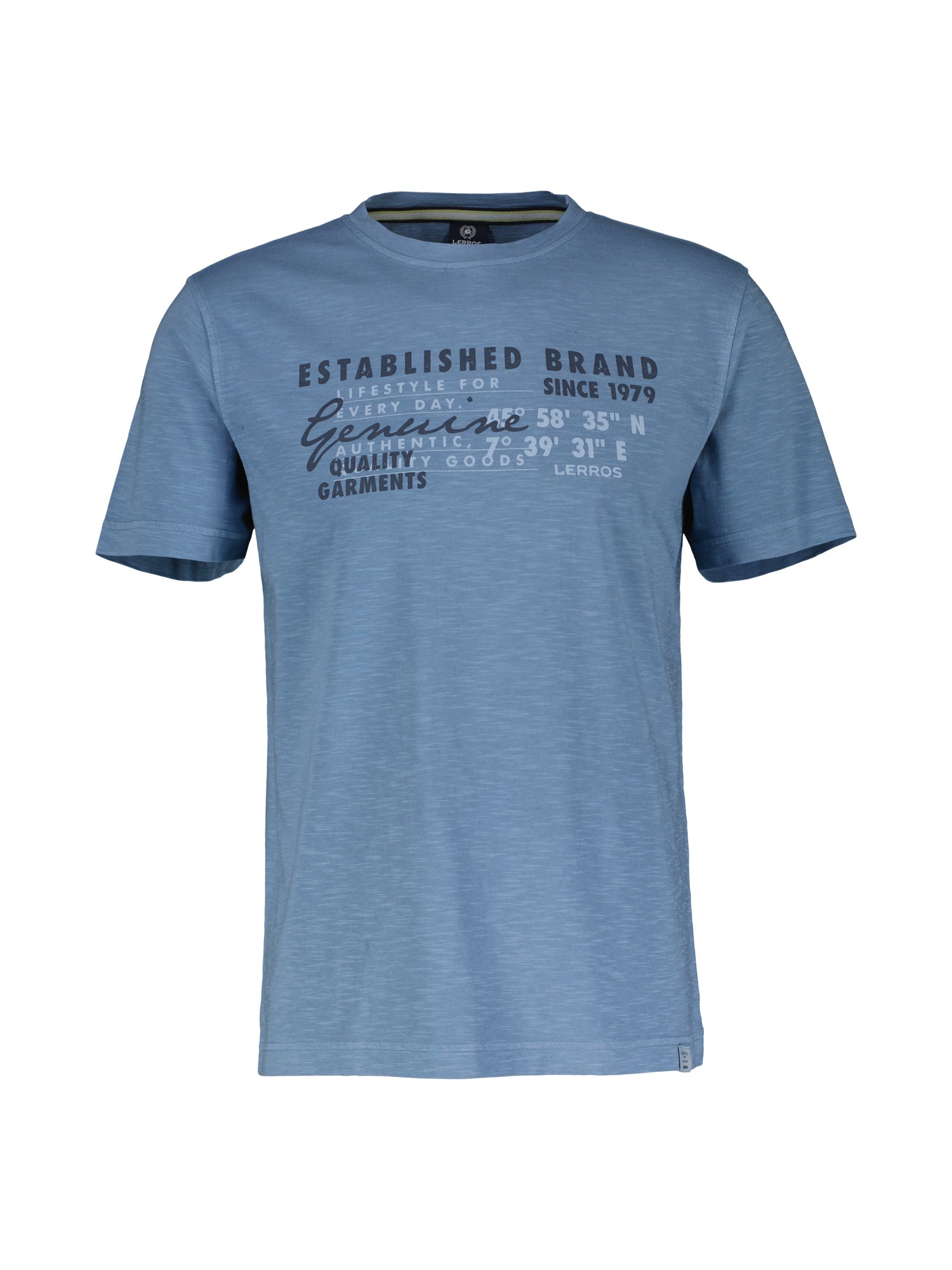 LERROS T-Shirt »LERROS T-Shirt, unifarben mit Brustprint« LERROS T-Shirt »LERROS T-Shirt, unifarben mit Brustprint« von Lerros