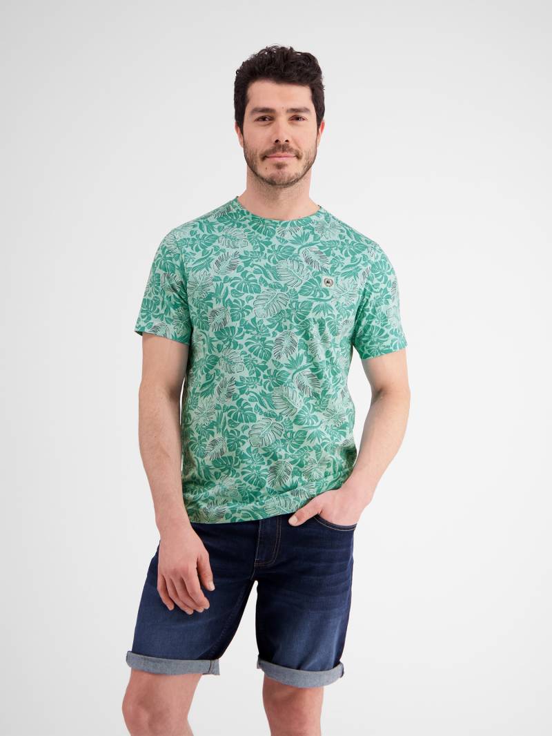 LERROS T-Shirt »LERROS T-Shirt für Herren mit floralem Print« von Lerros