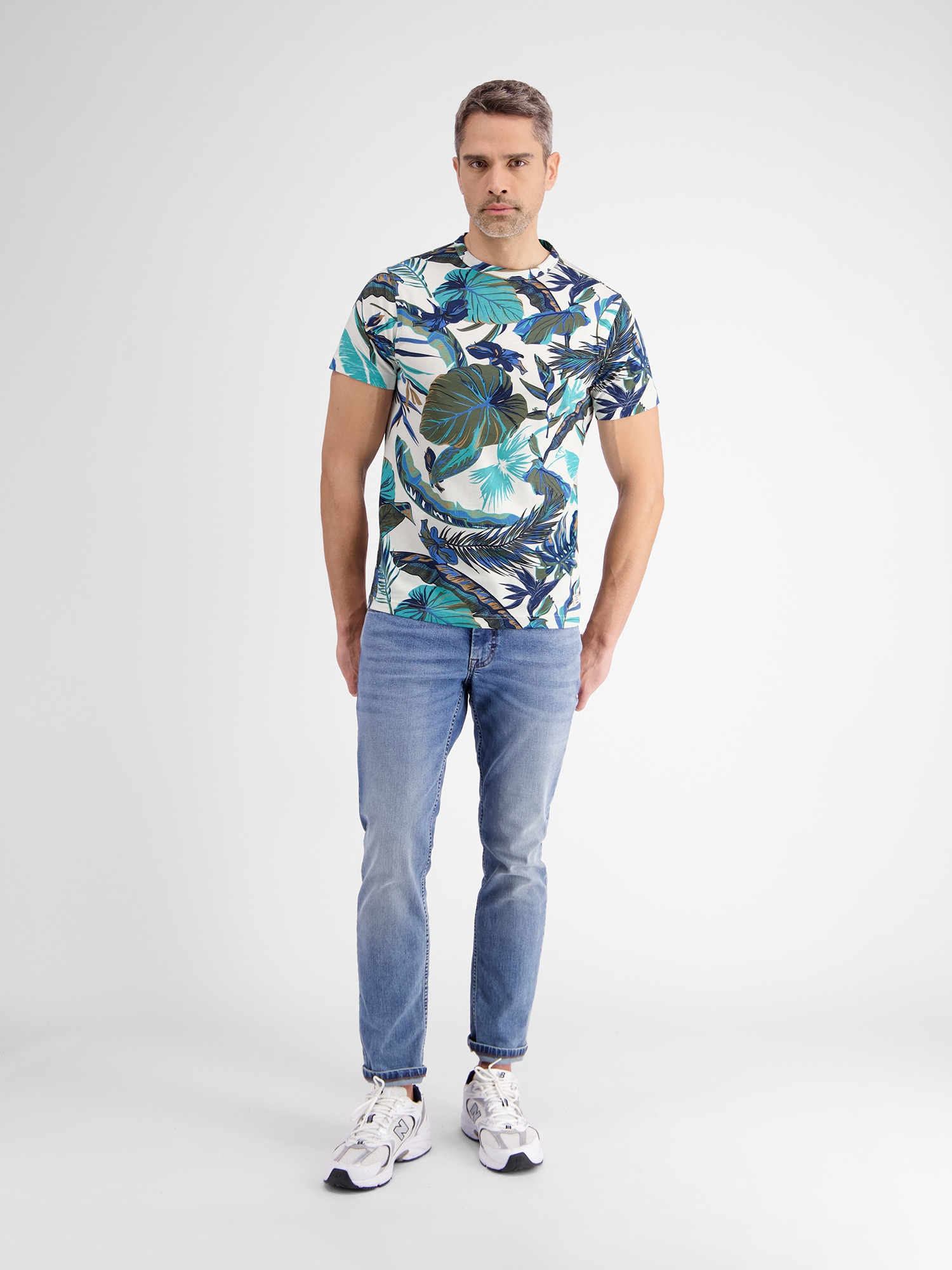 LERROS T-Shirt »LERROS T-Shirt im Hawaiian-Style« von Lerros