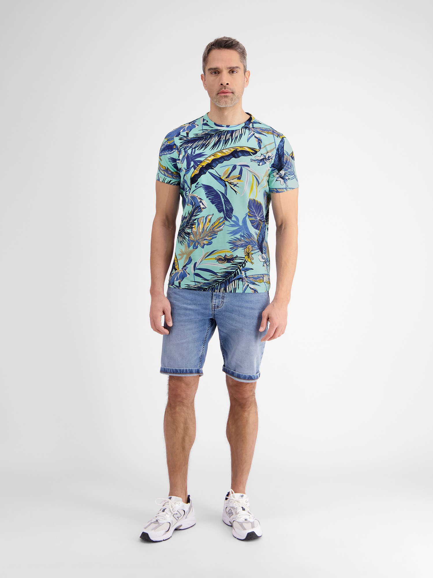 LERROS T-Shirt »LERROS T-Shirt im Hawaiian-Style« von Lerros