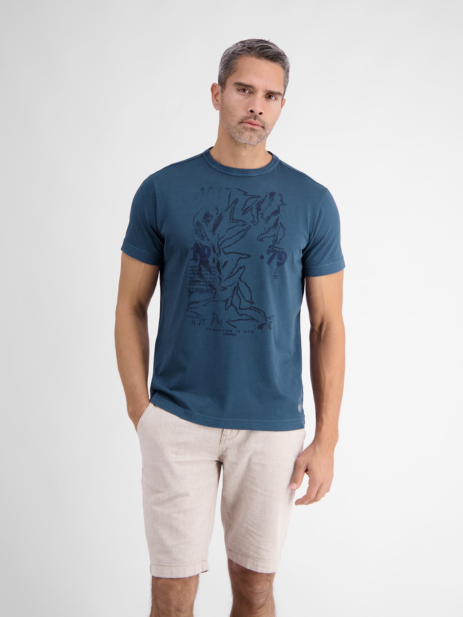 LERROS T-Shirt »LERROS T-Shirt mit Brust-Print« LERROS T-Shirt »LERROS T-Shirt mit Brust-Print« von Lerros