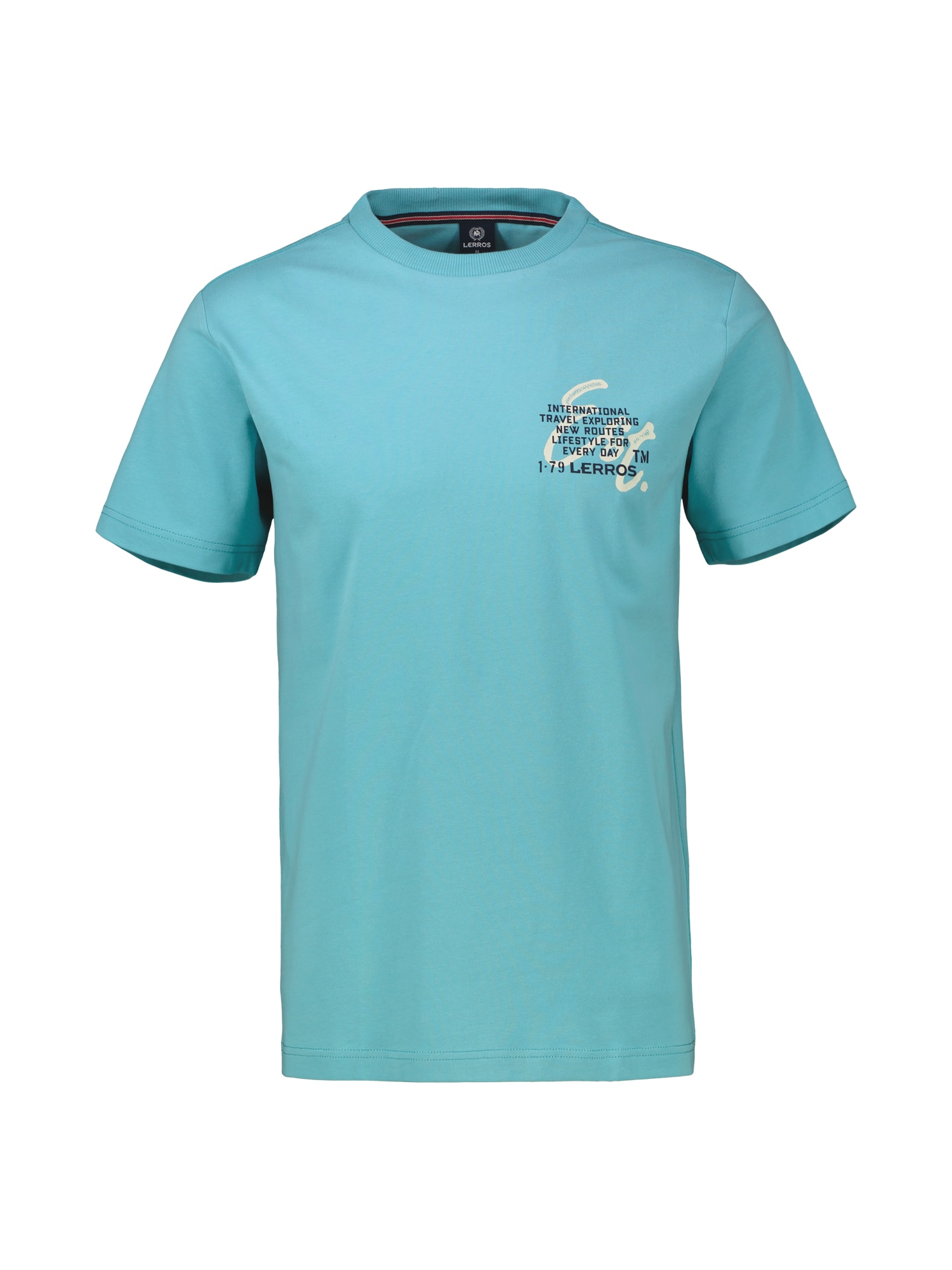 LERROS T-Shirt »LERROS T-Shirt mit Brustprint in Grossen Grössen« LERROS T-Shirt »LERROS T-Shirt mit Brustprint in Grossen Grössen« von Lerros