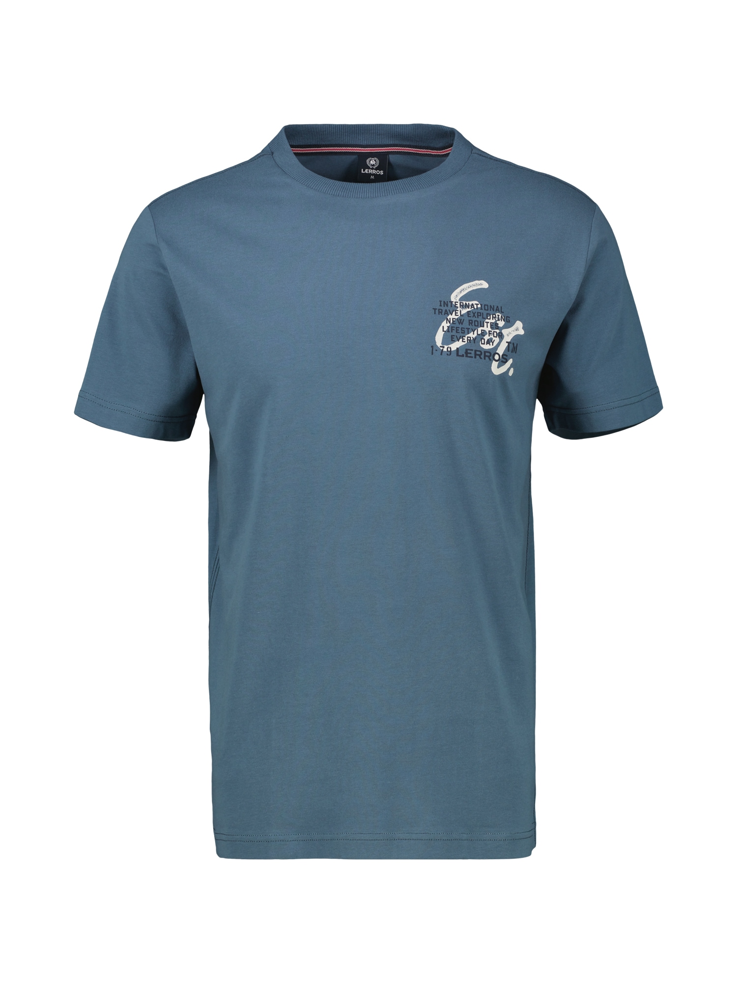 LERROS T-Shirt »LERROS T-Shirt mit Brustprint in Grossen Grössen« LERROS T-Shirt »LERROS T-Shirt mit Brustprint in Grossen Grössen« von Lerros