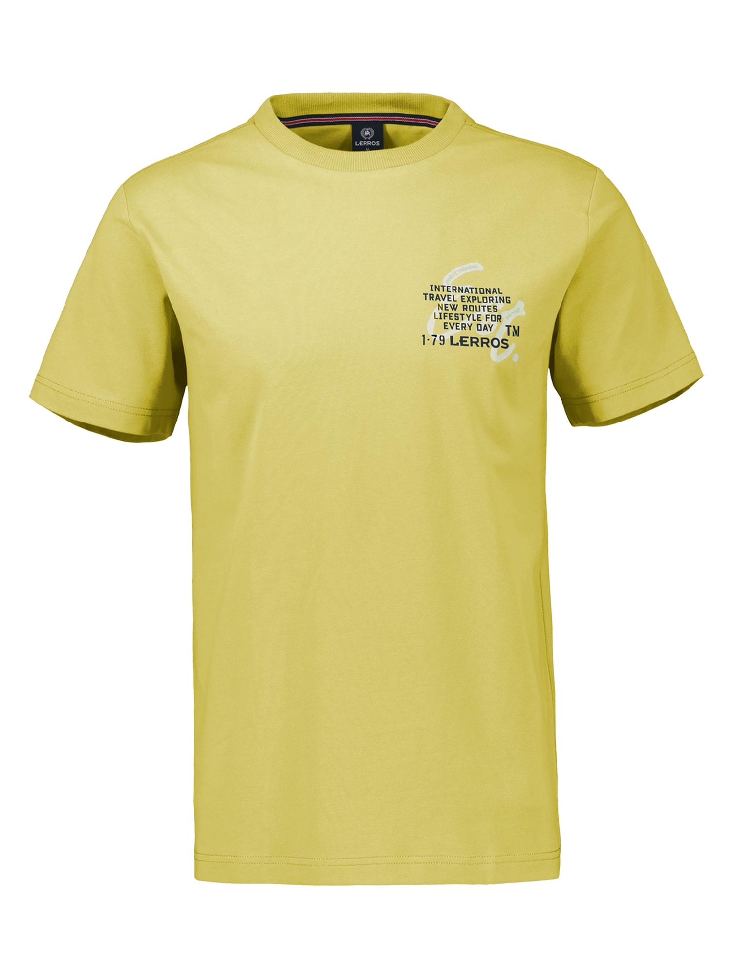LERROS T-Shirt »LERROS T-Shirt mit Brustprint in Grossen Grössen« LERROS T-Shirt »LERROS T-Shirt mit Brustprint in Grossen Grössen« von Lerros