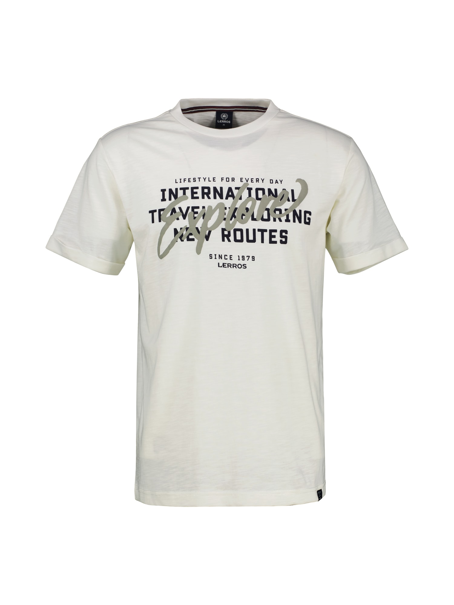LERROS T-Shirt »LERROS T-Shirt mit Brustprint in Übergrössen« LERROS T-Shirt »LERROS T-Shirt mit Brustprint in Übergrössen« von Lerros