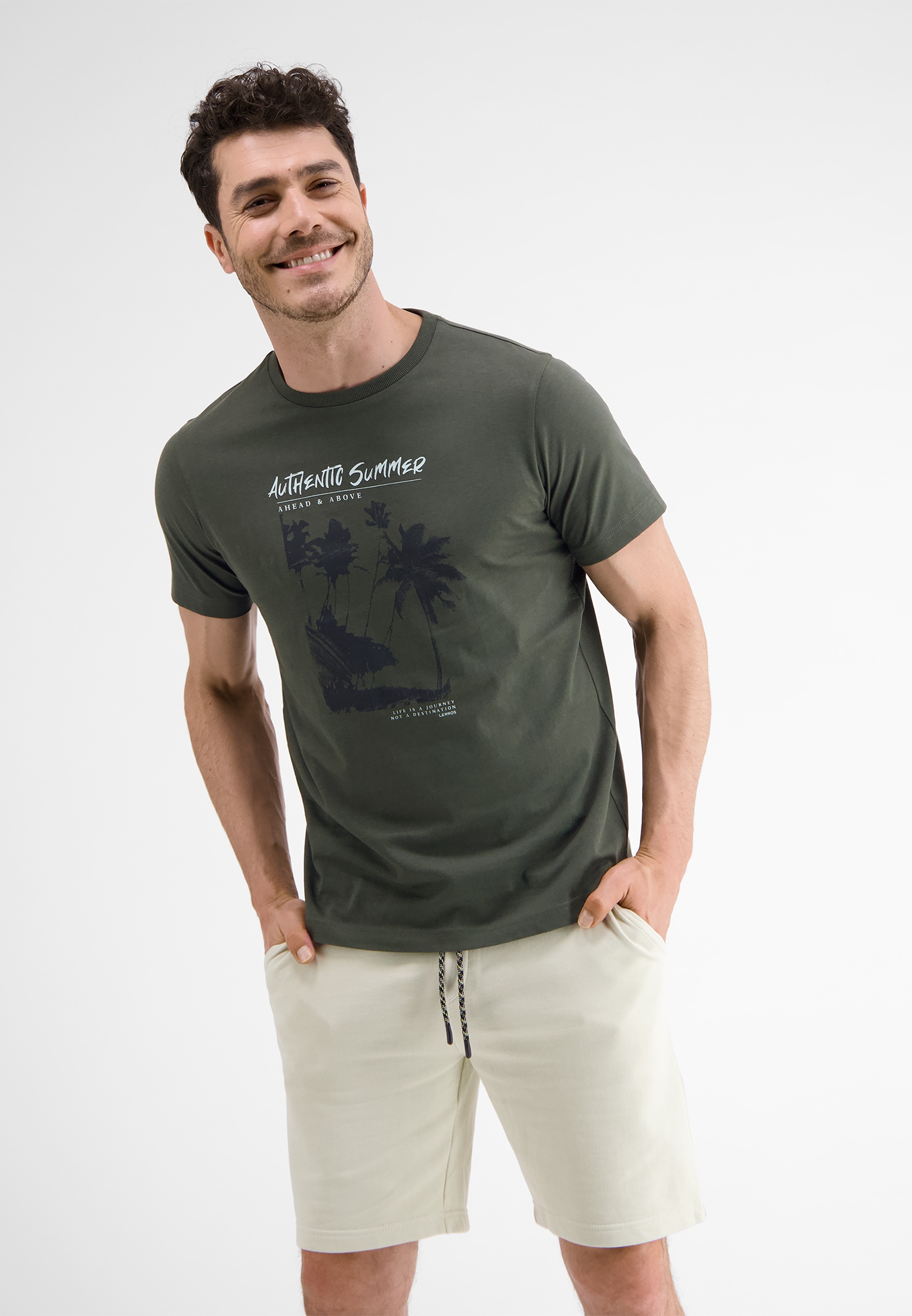 LERROS T-Shirt »LERROS T-Shirt mit Frontprint« LERROS T-Shirt »LERROS T-Shirt mit Frontprint« von Lerros