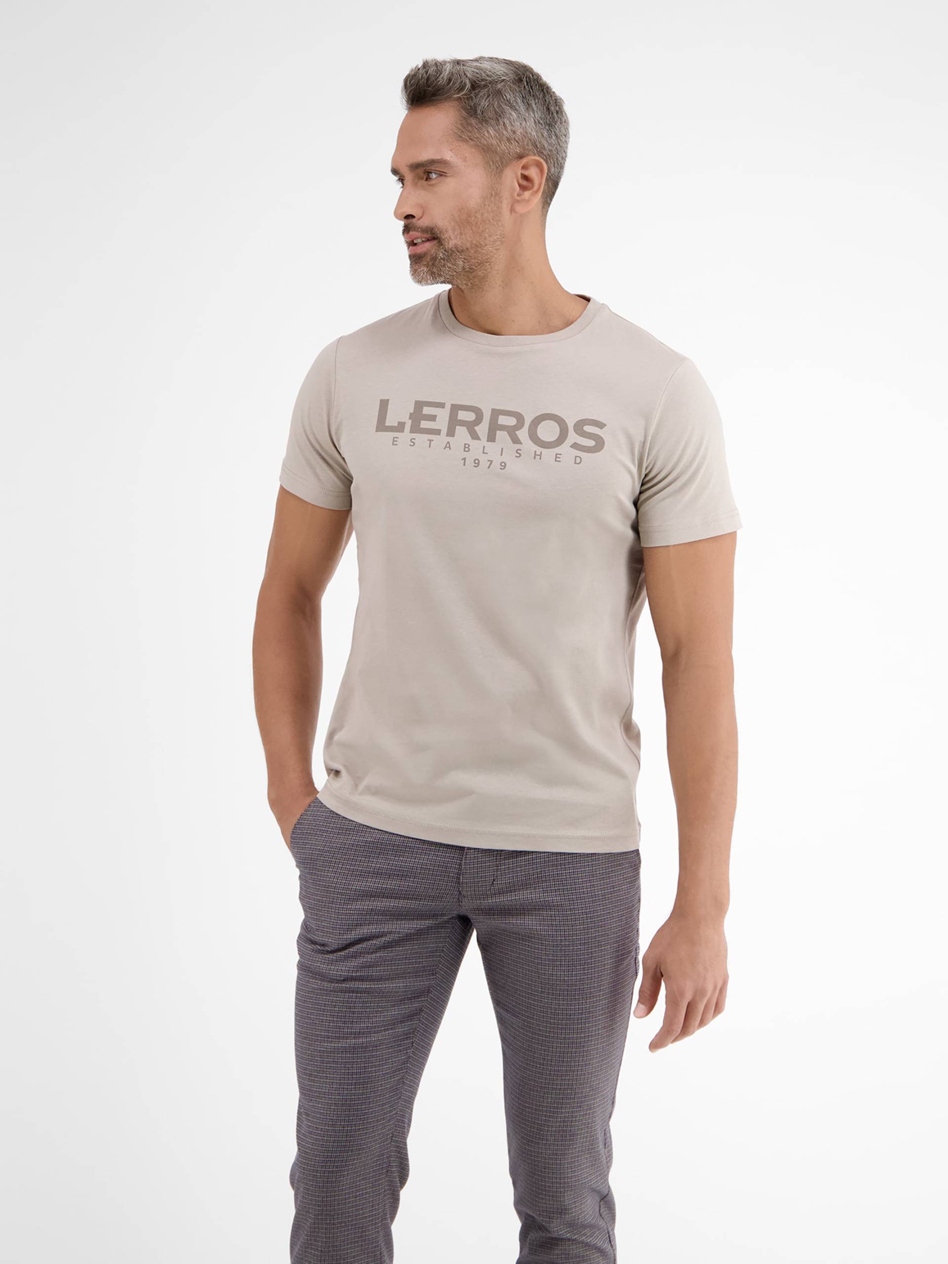 LERROS T-Shirt »LERROS T-Shirt mit Logoprint« von Lerros