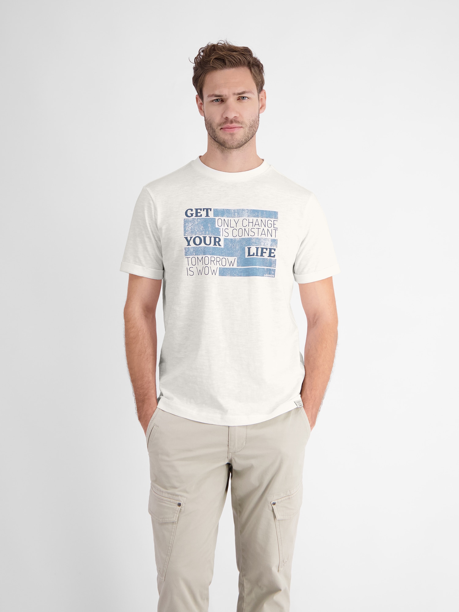 LERROS T-Shirt »LERROS T-Shirt mit modischem Print« von Lerros