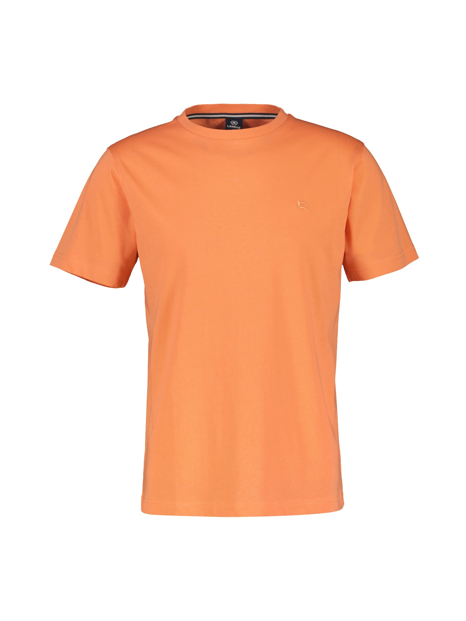 LERROS T-Shirt »LERROS Unifarbenes Basic T-Shirt mit Logostitch« von Lerros