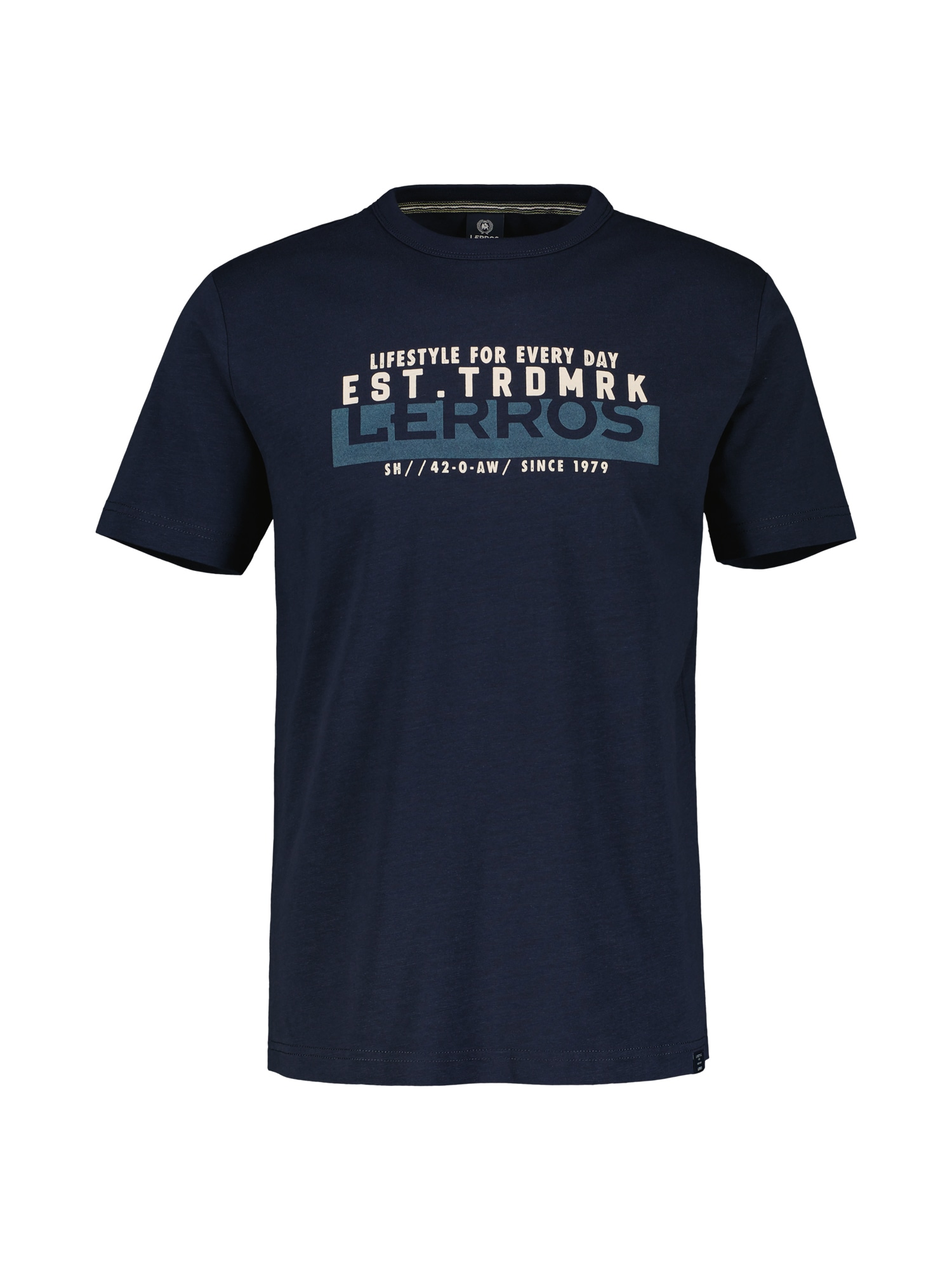 LERROS T-Shirt »LERROS Unifarbenes T-Shirt mit Print« LERROS T-Shirt »LERROS Unifarbenes T-Shirt mit Print« von Lerros