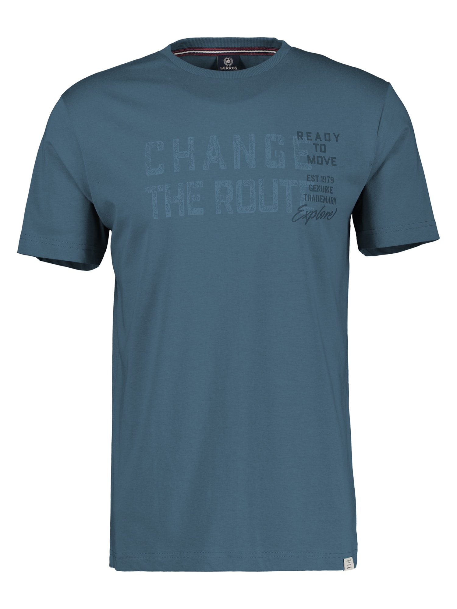 LERROS T-Shirt »LERROS Unifarbenes T-Shirt mit Print« LERROS T-Shirt »LERROS Unifarbenes T-Shirt mit Print« von Lerros