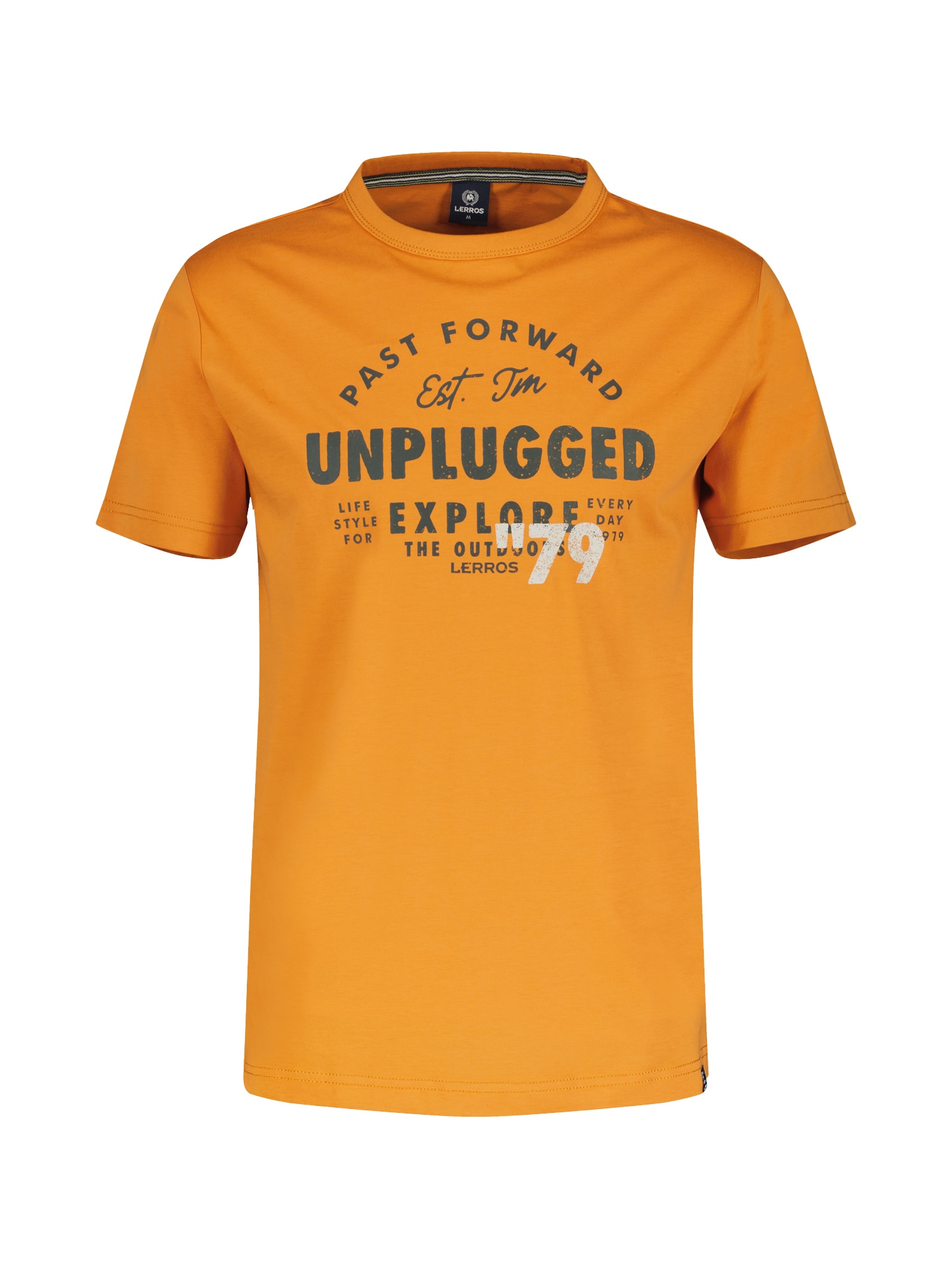 LERROS T-Shirt »LERROS Unifarbenes T-Shirt mit Print« LERROS T-Shirt »LERROS Unifarbenes T-Shirt mit Print« von Lerros