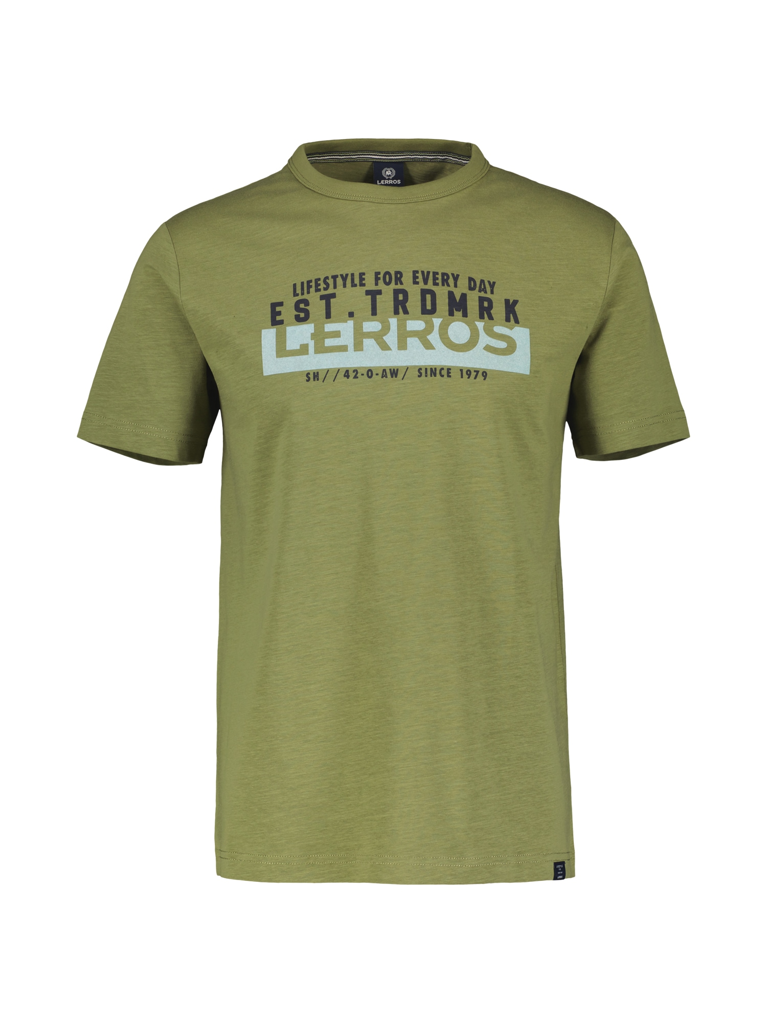 LERROS T-Shirt »LERROS Unifarbenes T-Shirt mit Print« LERROS T-Shirt »LERROS Unifarbenes T-Shirt mit Print« von Lerros