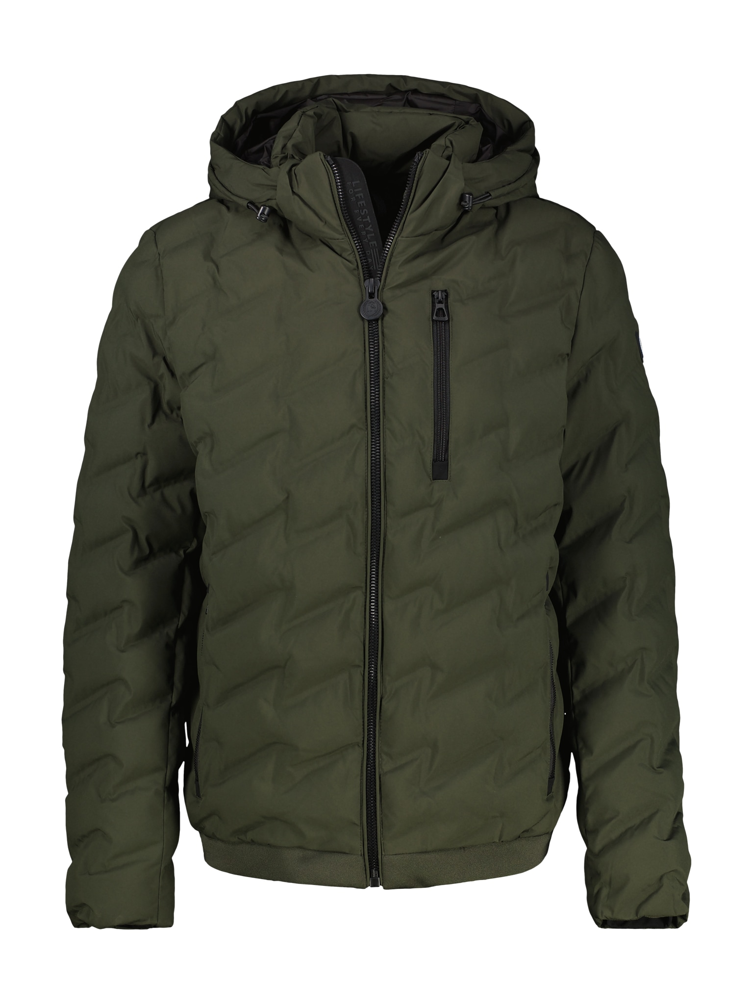 LERROS Winterjacke, mit Kapuze, mit Markenschriftzug am Bund LERROS Winterjacke, mit Kapuze, mit Markenschriftzug am Bund von Lerros