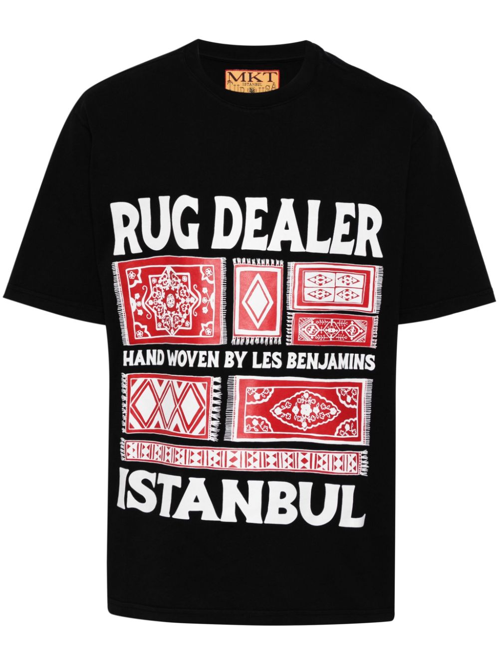 Les Benjamins x Market Rug Dealer cotton T-shirt - Black von Les Benjamins