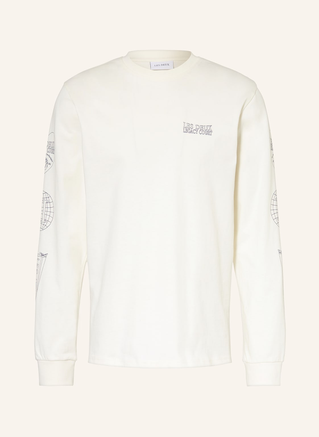 Les Deux Longsleeve Atlas weiss Les Deux Longsleeve Atlas weiss von Les Deux