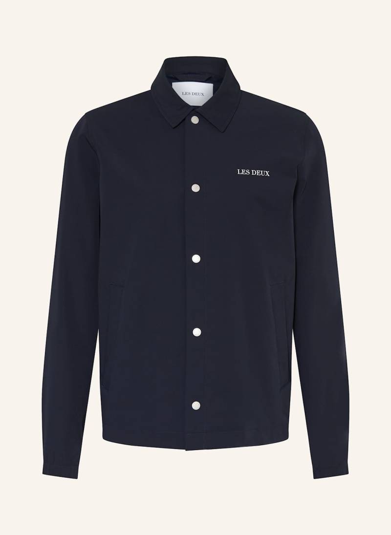 Les Deux Overjacket Idris blau von Les Deux