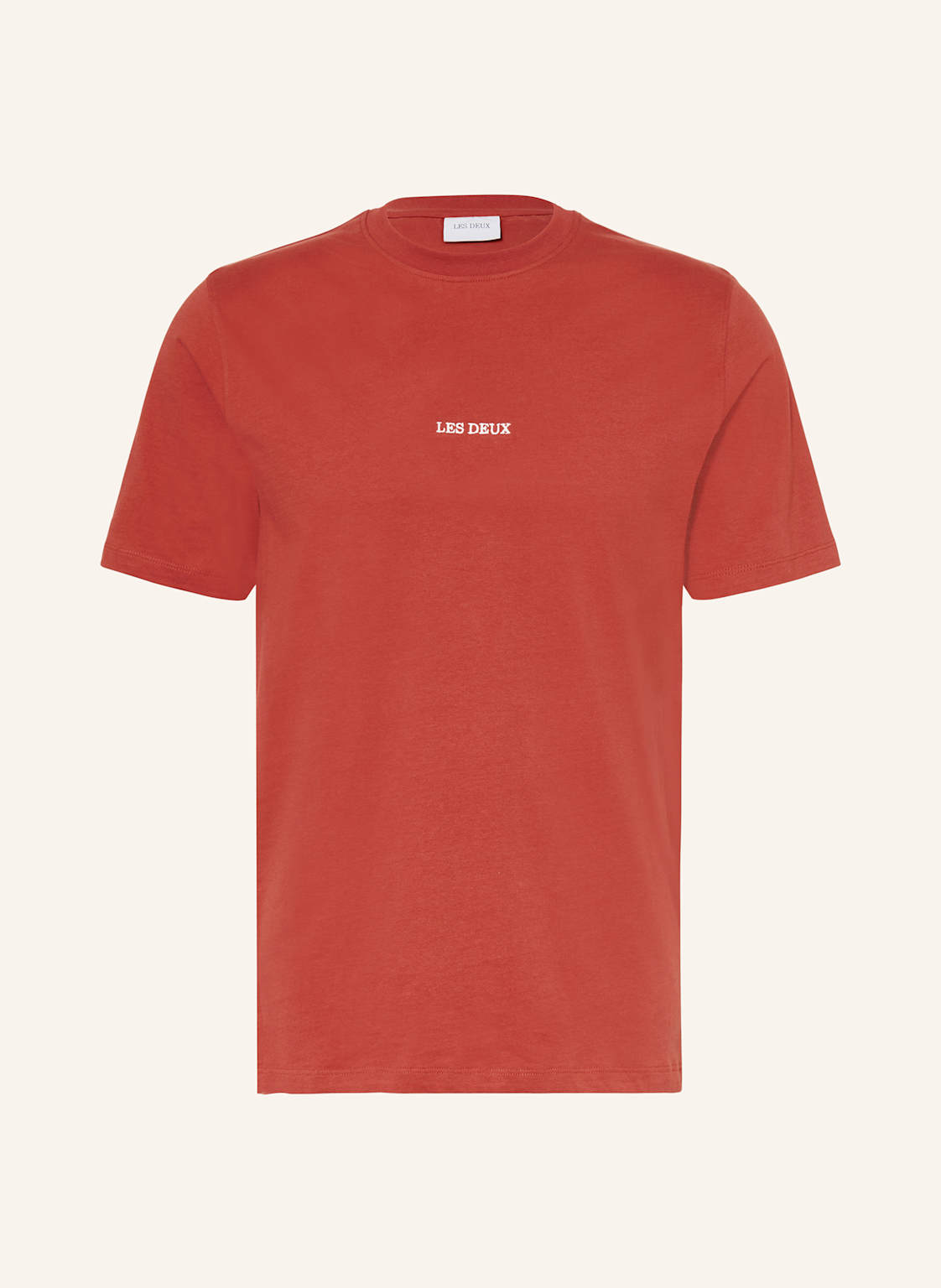 Les Deux T-Shirt Dexter rot von Les Deux