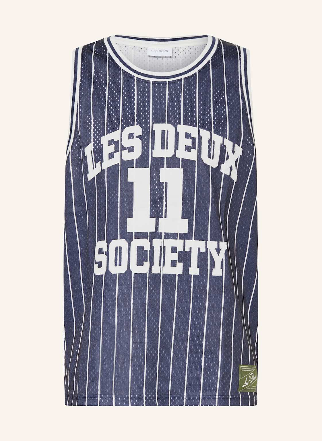 Les Deux Tanktop Silas Aus Mesh blau Les Deux Tanktop Silas Aus Mesh blau von Les Deux