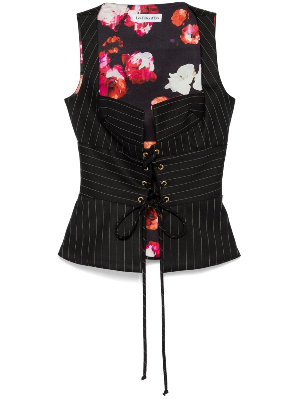 Les Filles d'Eva corset top - Black von Les Filles d'Eva