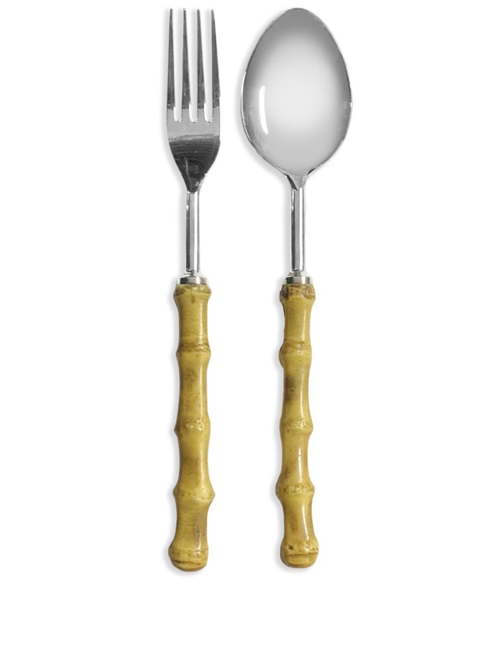 Les-Ottomans Bamboo serving cutlery (set of two) - Grey von Les-Ottomans