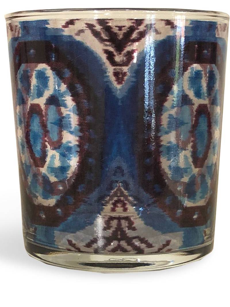 Les-Ottomans Ikat' set of four glasses - Blue von Les-Ottomans