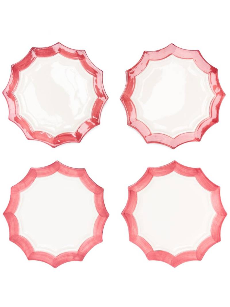 Les-Ottomans Stars plates (set of four) - White von Les-Ottomans