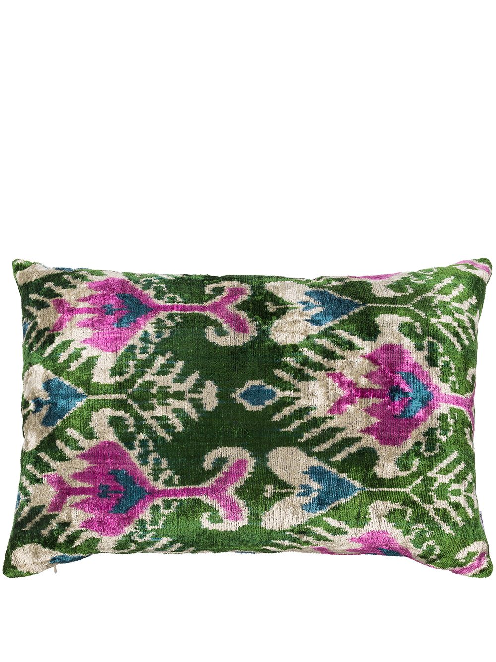 Les-Ottomans double sided 40cm x 60cm cushion - Green von Les-Ottomans