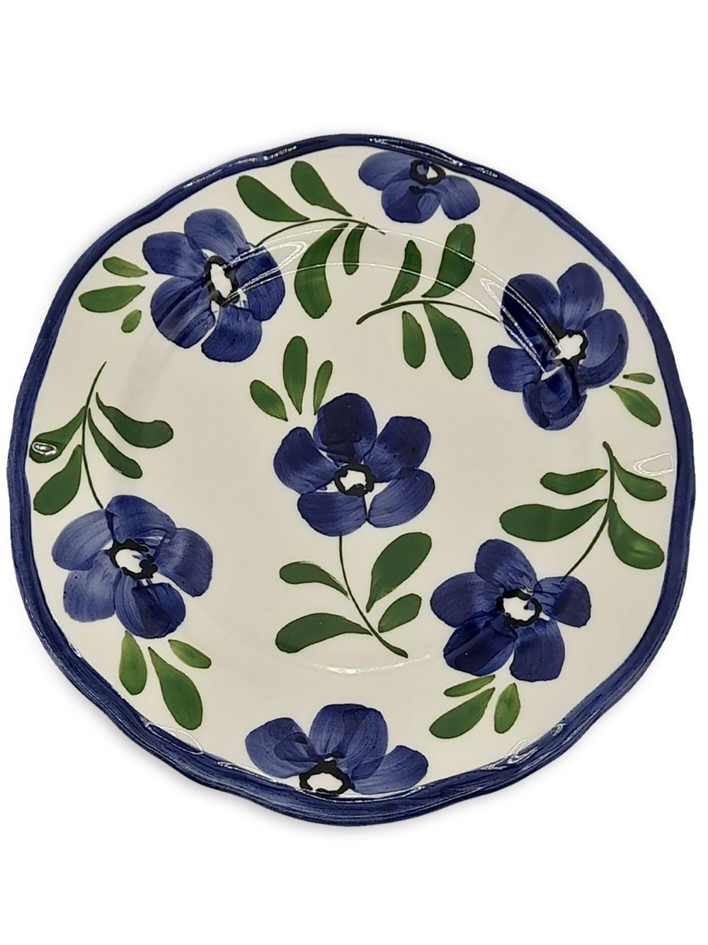 Les-Ottomans floral-print ceramic plate (27cm) - White von Les-Ottomans