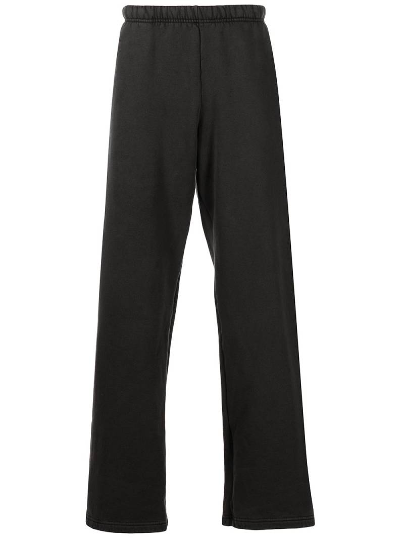 Les Tien Puddle wide-leg cotton track pants - Black von Les Tien