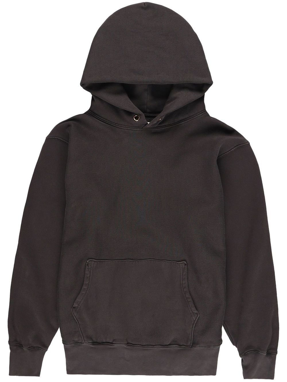 Les Tien pouch cotton hoodie - Black von Les Tien