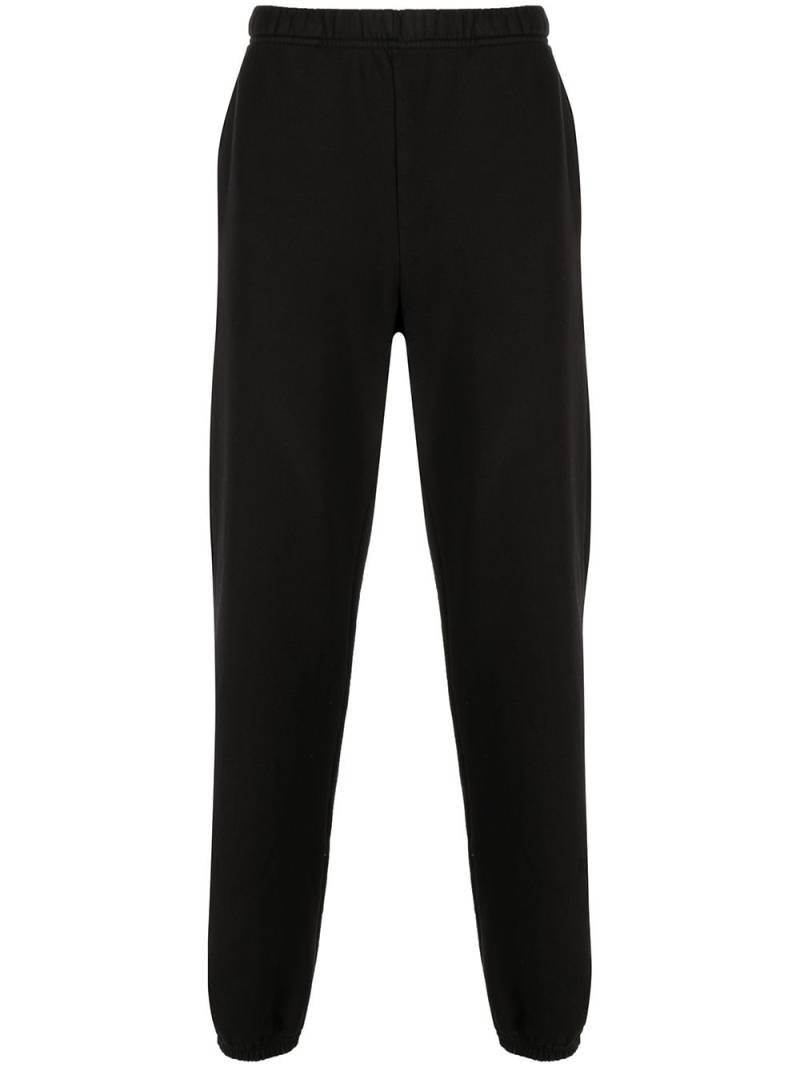 Les Tien straight-leg cotton sweatpants - Black von Les Tien