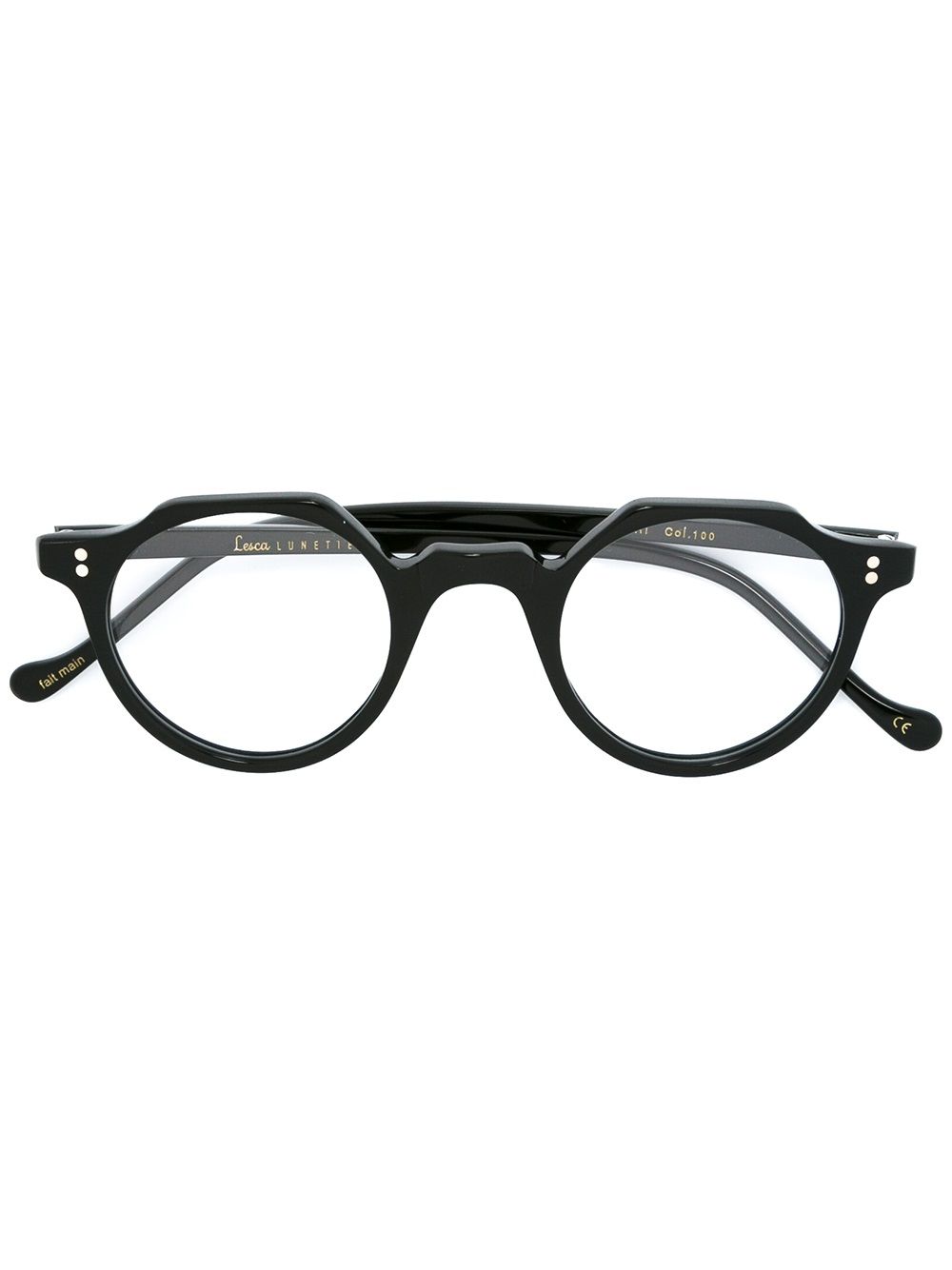 Lesca 'Heri' glasses - Black von Lesca