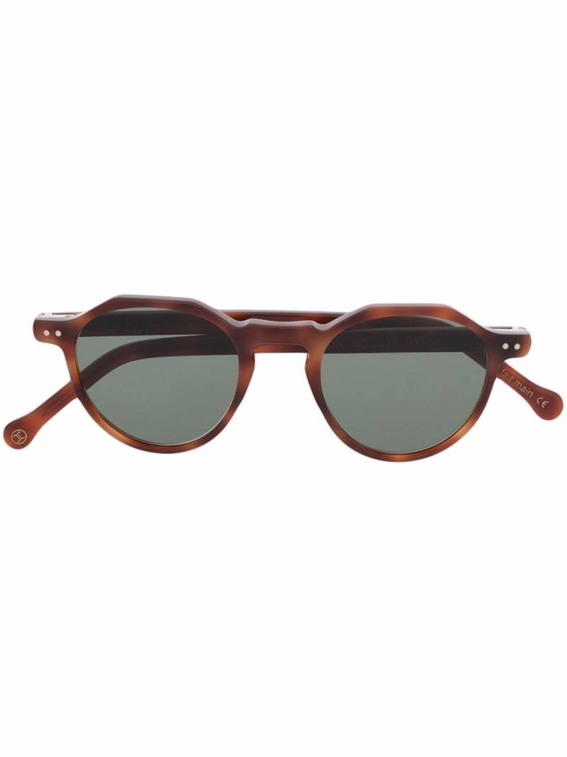 Lesca Icon round-frame sunglasses - Brown von Lesca