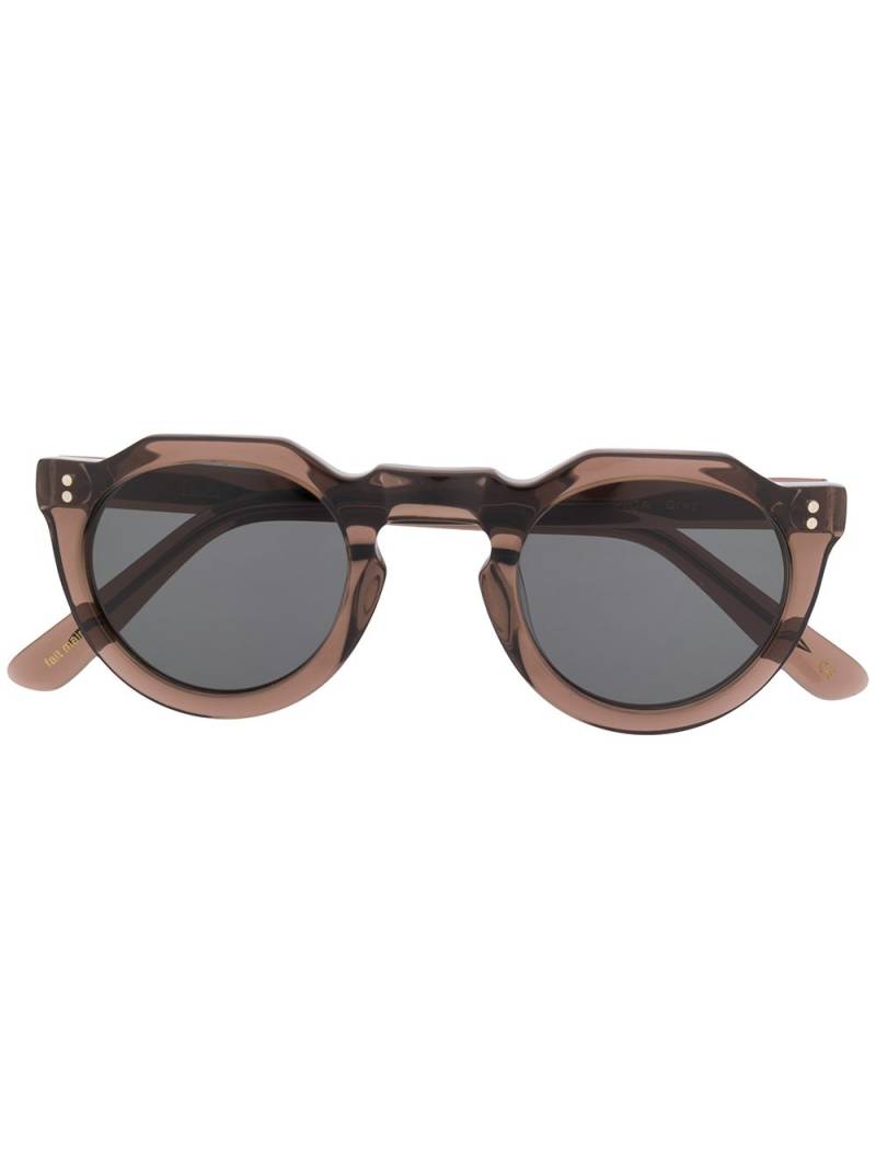 Lesca Pica round-frame sunglasses - Grey von Lesca