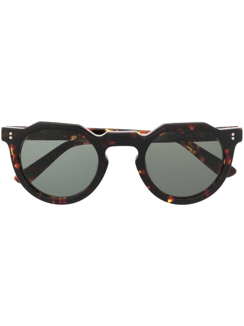 Lesca Pica tortoiseshell sunglasses - Brown von Lesca